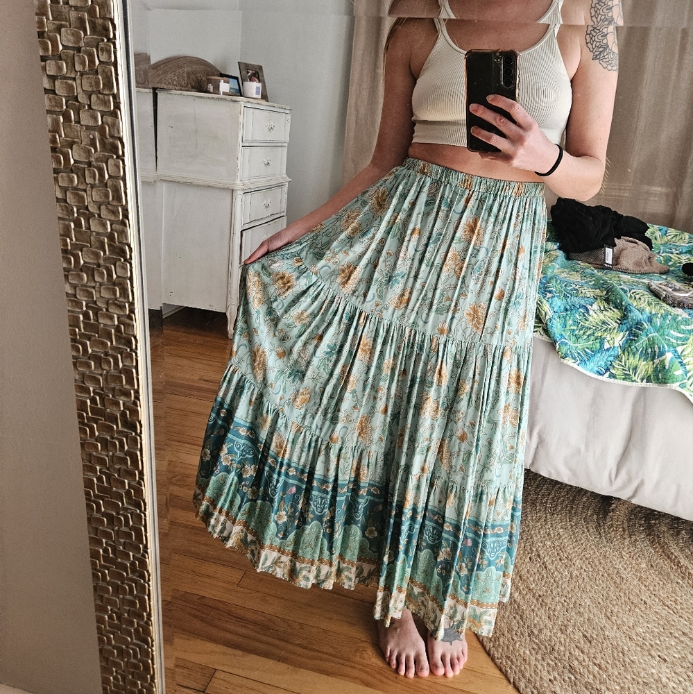 Floral Maxi Skirt